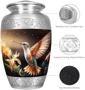 Artisan Crafted Adult Aluminum Funeral Cremation <b>Keepsake</b> Urn <b>Memorial</b> Ash Storage Featuring Premium Elegant Surface - Product Image 4