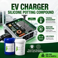 Composant de scellement électronique de grade 2 pour fabricants, composant de scellement en silicone pour chargeur EV