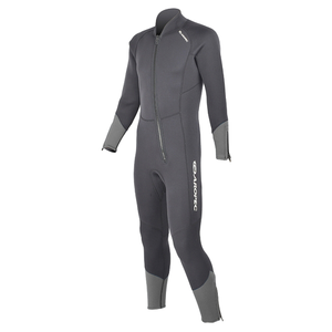 Men 3mm Neoprene Anti-UV <b>Wetsuit</b> V-neck Full Sleeve Seamless Fusing Front Logo Spandex Lining Cold Water Surfing Diving-Aropec - Product Image 2