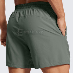 Pantalones Cortos Deportivos Personalizados de Nuevo Estilo, Color Sólido, Hechos en Pakistán, para Hombre - Product Image 2