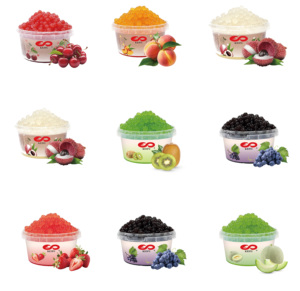 Keifu ลูกส้ม popping Boba มันสำปะหลัง500กรัมพร้อมที่จะกินฮาลาล/ฮ็อคคา/iso ไข่มุก22000ผ่านการรับรองสำหรับชาเย็น - Product Image 1