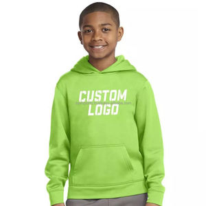 เสื้อฮู้ดมีซิปรูดซิปสำหรับเด็กเสื้อฮู้ดผ้าคอตตอนขนแกะปักโลโก้ได้ตามต้องการ - Product Image 5