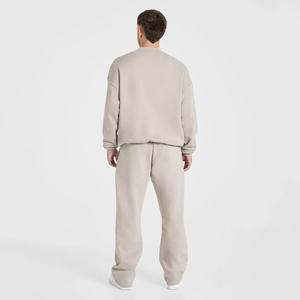Ensemble de survêtement polaire personnalisé pour homme, qualité supérieure, avec cordon de serrage, idéal pour l'entraînement sportif en hiver - Product Image 2