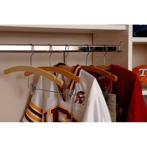 ไม้แขวนเสื้อสูททำมือจากไม้ขัดเงา ชั้นเดียว สไตล์วินเทจ เป็นมิตรกับสิ่งแวดล้อม เหมาะสำหรับร้านบูติก โรงแรม และตู้เสื้อผ้า - Product Image 5