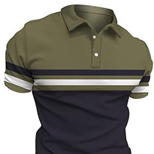 Chemises sportives pour hommes en toile respirante 100 % coton de haute qualité, grandes tailles, vente chaude, prix bas - Product Image 5