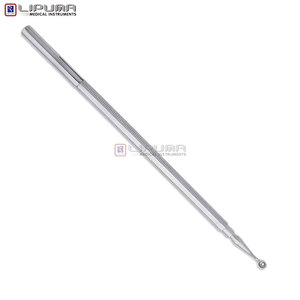 Professional Dual End <b>Blackhead</b> Acne <b>Extractor</b> Stainless Steel Precision Skincare <b>Tool</b> Textured Grip Fashionable Foot Rasp - Product Image 5