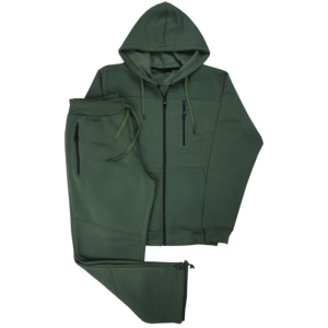 Ensemble décontracté deux pièces en velours pur pour femme, coupe confortable, fabriqué en usine, survêtement pour homme 2026 - Product Image 5