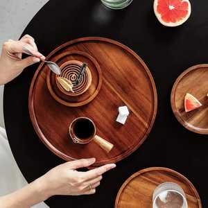 จานไม้สลักลายแบบกำหนดเองทันสมัย เป็นมิตรกับสิ่งแวดล้อม ทนทาน ใช้แล้วทิ้งได้ เหมาะสำหรับรับประทานอาหารที่บ้าน ร้านอาหาร และงานจัดเลี้ยง - Product Image 5