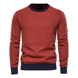 Suéter Cálido de Invierno, Transpirable, Tejido con Patrón de Punto Simple, Diseño Antiencogimiento - Product Image 1