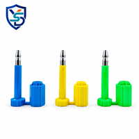Sceau de sécurité haute sécurité en métal enduit de type balle YSD avec impression personnalisée pour conteneur d'expédition
