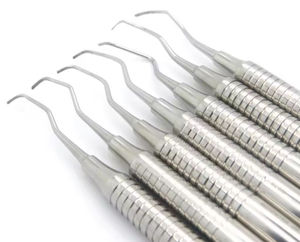 Juego de instrumentos para limpieza de cálculos periodontales: Curetas Gracey, Raspador Hu-Friedy y Set Locus - Product Image 3