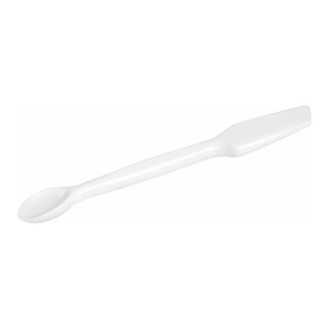 Espátula-cuchara de porcelana esmaltada resistente al calor hasta 1000°C para manipulación de muestras de laboratorio - Product Image 1