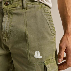 Pantalones Cargo para Hombre Be Dot Garments, 100% Algodón, Ecológicos, de Secado Rápido, Transpirables, con Cierre de Cordón, Ligeros, para Verano, Color Sólido - Product Image 2