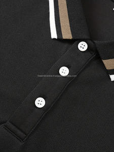 Nueva camiseta de verano de moda para hombre, ropa deportiva informal de manga larga, polos de algodón ajustados, polos para hombre - Product Image 3