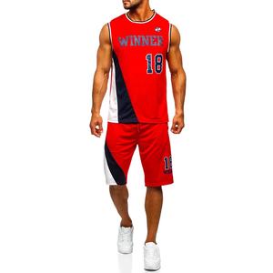 Ensemble d'uniformes de basketball sans manches sur mesure, respirants, grande taille, de bonne qualité, avec propriétés antibactériennes - Product Image 2