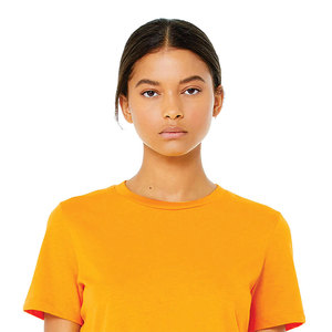 Camiseta Básica para Mujer, de Algodón Suave, Corte Ajustado, Manga Corta, Estilo Casual Urbano, con Logotipo Personalizado, Fabricante Mayorista - Product Image 3