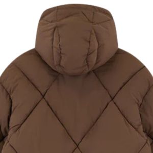 Chaqueta Acolchada de Diamantes para Hombre, con Capucha, Cálida para Invierno, Aislante, con Cierre, Elegante y Casual para Clima Frío - Product Image 4