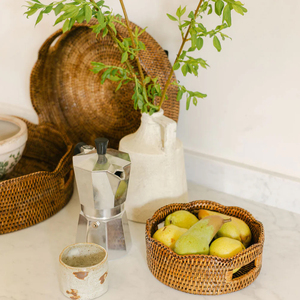 ถาดหวายสานทำมือ ผู้ผลิตขายส่ง ถาดเสิร์ฟหวายธรรมชาติ ของตกแต่งบ้าน - Product Image 2