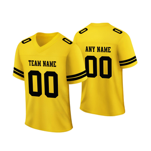 Camisetas de Fútbol Americano Personalizadas de Alta Calidad, Impresas con Calor, Transpirables, Antibacterianas, de Secado Rápido, Manga Corta, Tallas Grandes - Product Image 2