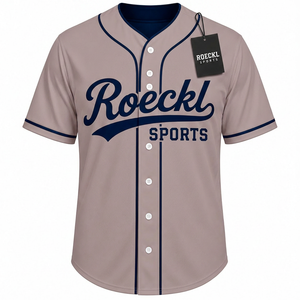 Catch Fields Baseball Jersey Unisex <b>White</b> Gold Short Sleeve <b>Button</b> Front Moisture Wicking Polyester Adult Regular Fit - Product Image 5