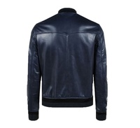 Blouson bombardier matelassé et isolé pour homme, coupe oversize, en toile, avec capuche militaire en cuir de vache, col montant, imperméable et coupe-vent, chaud, pour l'hiver