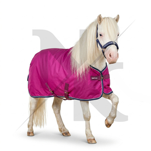Manta de Exterior para Caballos de Alta Calidad, Transpirable y Ligera, de 100g, Impermeable, para Protección contra la Lluvia en Establos y Exteriores - Product Image 4