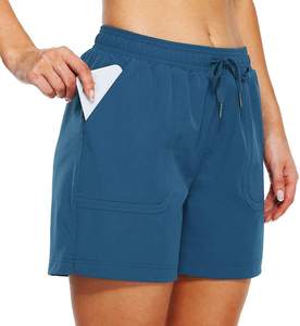 Pantalones Cortos Deportivos para Hombre Hechos en Pakistán, de la Mejor Calidad, Poliéster/Algodón Sólido, Transpirables, de Secado Rápido, Ecológicos, Impermeables, con Cintura Elástica - Product Image 5