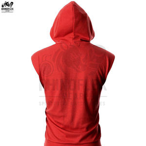 Meilleure vente directe d'usine : Débardeur à capuche pour homme, grande taille, respirant, couleurs unies, haute qualité, léger - Product Image 4