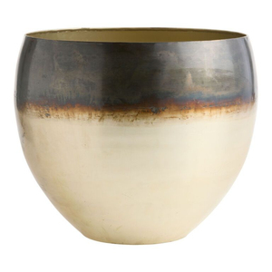 Maceta Moderna de Metal con Acabado Glaseado, Diseño Minimalista, Maceta para Plantas de Interior, para Uso Doméstico, Macetas Decorativas para Jardín - Product Image 1