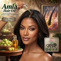 Huile Capillaire Nourrissante en Gros pour la Croissance des Cheveux, Huile Capillaire Biologique à Base de Plantes pour Hommes et Femmes, Romarin, Amla, Ricin, Réparation Capillaire, Marque Privée
