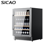 SICAO 2-22C °   Armoire réfrigérée à vin à température et humidité contrôlées, réfrigérateur à boissons, cave à vin, refroidisseur à vin