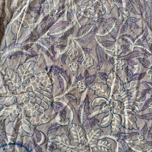 Tela de Algodón Estampada a Mano CHHAAPE para Mujer con Diseño Floral Sutil Jaal, 10m - Product Image 3