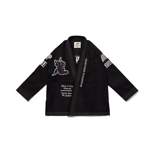 Albino y Preto Lote 102, Diseño de Última Generación, Uniforme de BJJ Profesional Hecho a Medida, Uniforme de BJJ de Alta Calidad Hecho a Medida - Product Image 1