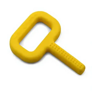 Herramienta de Masticación Oral de Silicona Amarilla, Suave, con Textura, para Terapia del Habla y Estimulación Sensorial - Product Image 1