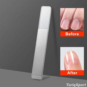 Lima de Uñas de Vidrio Nano Premium con Cristales Brillantes, Herramienta de Manicura para el Cuidado de Uñas Naturales, Muy Reutilizable y Lavable - Product Image 2