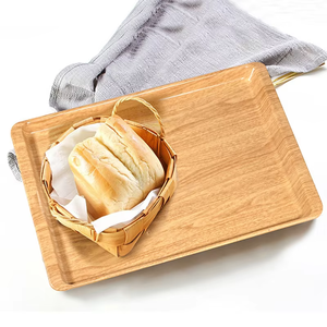 Customizable Enamel Wood Handicraft Geometric Pattern Modern Design Rectangle Shape Serving <b>Tray</b> for Weddings Hotels Restaurants - Product Image 5