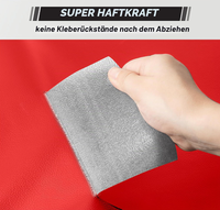 Cinta Adhesiva Impermeable para Reparación de Cuero, Kit de Reparación de Cuero Autoadhesivo para Muebles, Sofás, Asientos de Coche, Bolsos, Reparación y Renovación