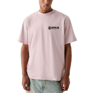 Camiseta Holgada con Logotipo Personalizado, Estampada, Lisa, Extra Grande, 100% Algodón, Talla Grande, Transpirable, de Secado Rápido, Ecológica para Hombre - Product Image 3