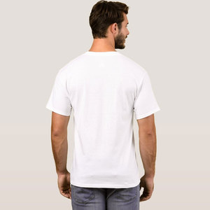 Camiseta de algodón 100% de marca privada, holgada, estampada con pedrería para hombre, cómoda y transpirable. - Product Image 4