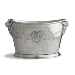 Seau à champagne en métal de style vintage - Refroidisseur de glace décoratif pour table, idéal pour les mariages, les restaurants et les événements à domicile - Product Image 2
