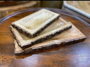 Bandeja de madera de diseño de calidad, bandeja de madera de mango, bandeja de madera de acacia, bandeja para servir, bandejas decorativas de madera al mejor precio. - Product Image 2