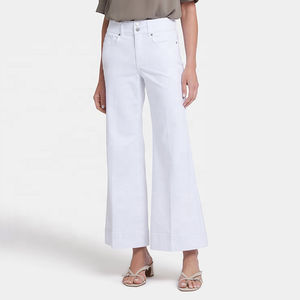 Jeans de Mujer de Cintura Media, Cómodos, Ligeramente Acampanados, Estilo Y2K, Casuales, Lavables y Transpirables - Product Image 1