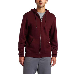 Wholesale Top Selling Winter Mens Zip-Up <b>Hoodie</b> 100% Cotton High Quality French Terry Blank Hooded Drop Shoulder Custom Printed - Product Image 1