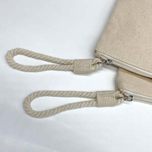 Bolsa de Maquillaje Reutilizable de Yute Natural con Cierre de Cremallera, Bolsa de Cosméticos Ecológica - Product Image 4