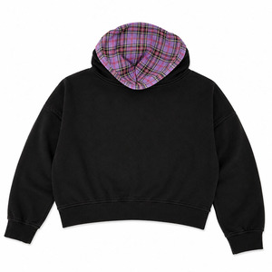Sudadera con Capucha Unisex Negra Personalizada de 450 Gsm, Doble Capa, Felpa Francesa, Lavada con Ácido, Efecto Desteñido, Logotipo Serigrafiado, 100% Algodón - Product Image 2