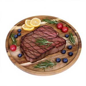 Wooden <b>Serving</b> <b>Dish</b> <b>Set</b> Natural Kitchen Plates Eco Friendly Restaurant Hotel Home Dining Tableware Durable Handmade Style - Product Image 6