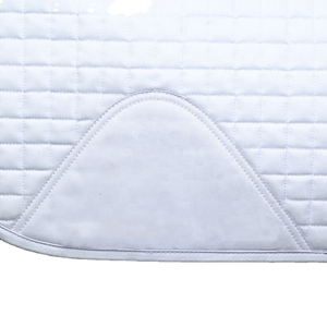 Tapis de selle d'équitation matelassé en cuir et coton respirant avec logo personnalisé pour dressage anglais et saut d'obstacles - Product Image 5