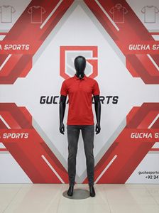 Camisa polo de algodón para hombre, tela suave y transpirable, corte regular, colores sólidos disponibles, mangas cortas, costuras resistentes. - Product Image 2