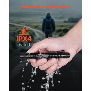 Paquete de 2 Linternas de Bolsillo de 100 Lúmenes, Resistentes al Agua IPX4, Compactas y Ligeras, con Clip, Portátiles para Uso Diario - Product Image 4