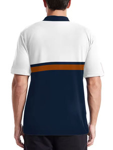 Men's Anti-Wrinkle Breathable Casual <b>Button</b>-<b>Up</b> <b>Shirt</b> Orange <b>Black</b> Knitted Spandex/Polyester Short Sleeve Front Logo Plain Dyed - Product Image 3